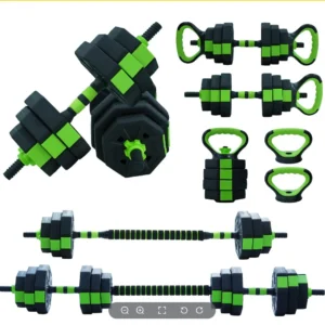66lbs/88lbs 4-in-1 Adjustable Kettlebell Dumbbell Set