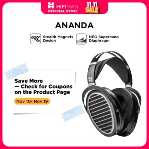 Ananda Stealth Magnet Over-Ear Planar Headphones